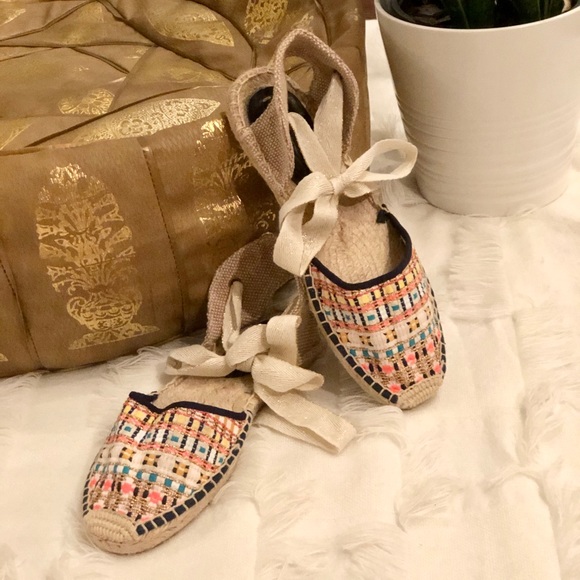 Soludos Mahlia Kent x Tweed Espadrille Sandals - Picture 2 of 7